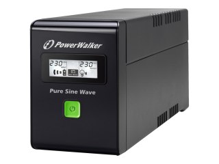 PowerWalker VI 800 SW IEC - UPS - AC 162-290 V - 480 wat - 800 VA - 9 Ah - USB - złącza wyjściowe: 3