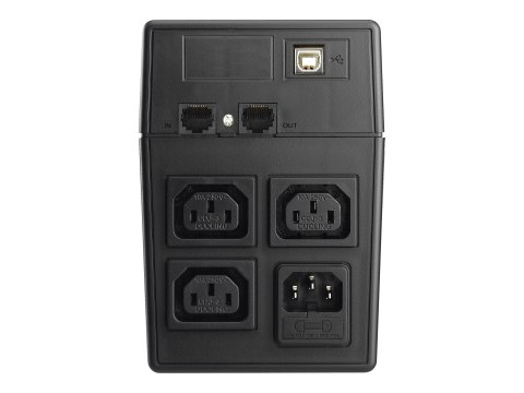 PowerWalker VI 800 SW IEC - UPS - AC 162-290 V - 480 wat - 800 VA - 9 Ah - USB - złącza wyjściowe: 3