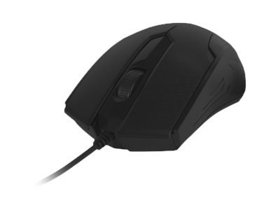 ART AM-93 - Mysz - optyczna - 3 przyciski - przewodowa - USB - czarny