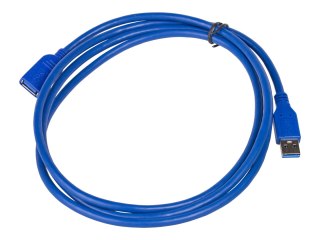 Akyga AK-USB-10 - Przedłużacz kabla USB - USB Typ A (M) do USB Typ A (F) - USB 3.0 - 1.8 m - niebieski