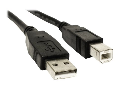 Akyga AK-USB-12 - Kabel USB - USB (M) do USB Typ B (M) - 3 m - czarny