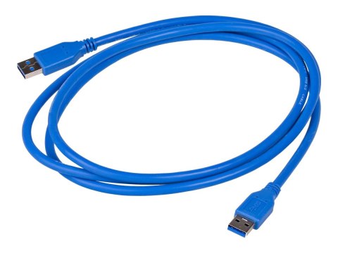 Akyga AK-USB-14 - Kabel USB - USB Typ A (M) do USB Typ A (M) - USB 3.0 - 1.8 m - niebieski