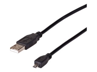 Akyga AK-USB-20 - Kabel transmisji danych - złącze UC-E6 męski do USB męski - 1.5 m - czarny