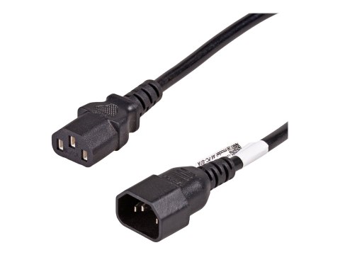 Akyga Pro Series AK-PC-07A - Kabel zasilający - power IEC 60320 C13 do IEC 60320 C14 - 250 V - 10 A - 3 m - czarny