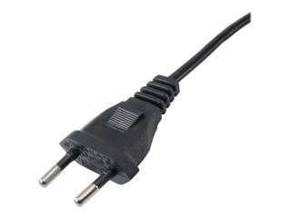 Akyga Pro Series AK-RD-04A - Kabel zasilający - Europlug (M) do power IEC 60320 C7 - 250 V - 2.5 A - 50 cm - czarny