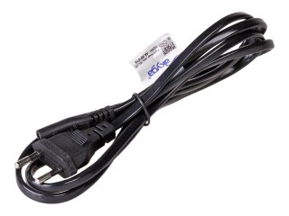 Akyga Pro Series Eight - Kabel zasilający - Europlug (M) do power IEC 60320 C7 - 250 V - 2.5 A - 1.5 m - czarny