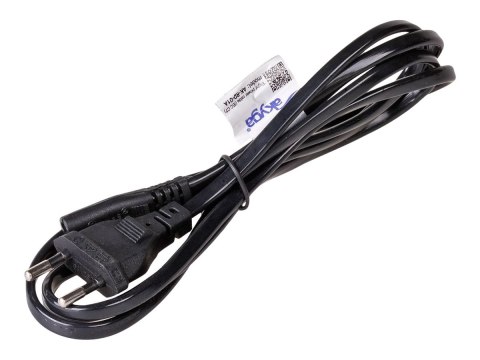 Akyga Pro Series Eight - Kabel zasilający - Europlug (M) do power IEC 60320 C7 - 250 V - 2.5 A - 1.5 m - czarny