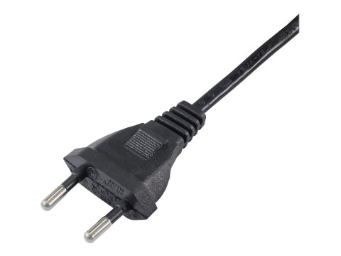 Akyga Pro Series Eight - Kabel zasilający - Europlug do power IEC 60320 C7 - 250 V - 2.5 A - 3 m - czarny