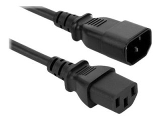 Akyga Pro Series - Kabel zasilający przedłużający - IEC 60320 C14 do power IEC 60320 C13 - 250 V - 10 A - 5 m - czarny