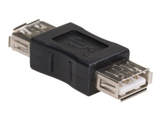 Akyga - Złącze przejściowe męskie-męskie/żeńskie-żeńskie USB - USB (F) do USB (F) - czarny