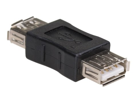 Akyga - Złącze przejściowe męskie-męskie/żeńskie-żeńskie USB - USB (F) do USB (F) - czarny
