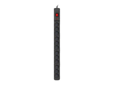 Armac Multi M12 - Linka zasilania - AC 230 V - 3680 wat - wejście: Typ E - złącza wyjściowe: 12 (12 x Typ E) - 1.5 m przewód - c