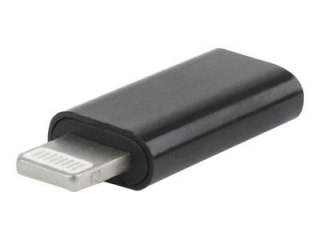 Cablexpert - Adapter złącza lightning - USB-C żeński do Lightning męski - czarny