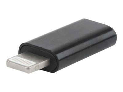 Cablexpert - Adapter złącza lightning - USB-C żeński do Lightning męski - czarny