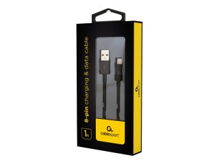 Cablexpert - Kabel Lightning - USB męski do Lightning męski - 1 m - czarny