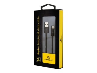 Cablexpert - Kabel Lightning - USB męski do Lightning męski - 2 m - czarny