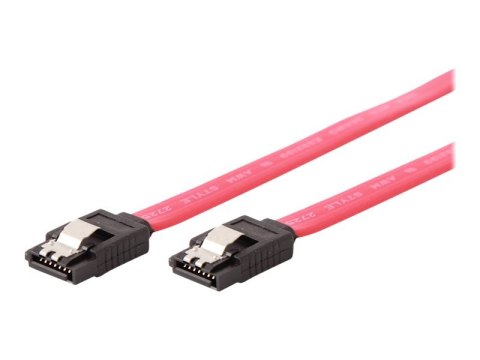 Cablexpert - Kabel SATA - Serial ATA 150/300/600 - SATA klips metalowy do SATA klips metalowy - 10 cm - płaski