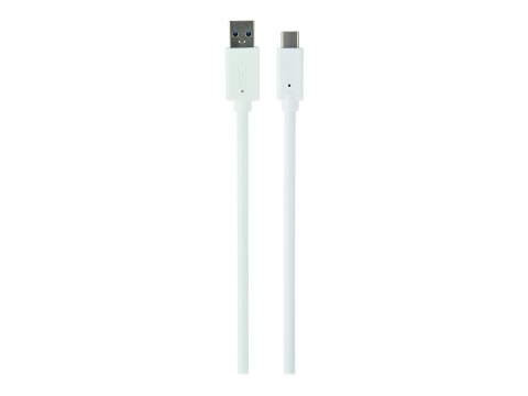 Cablexpert - Kabel USB - USB-C (M) do USB Typ A (M) - USB 3.0 - 3 A - 10 cm - odlewany - biały