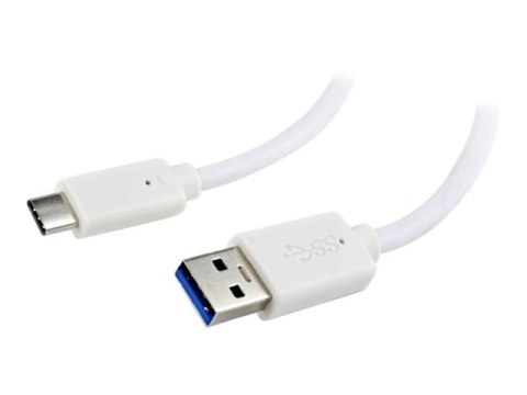 Cablexpert - Kabel USB - USB-C (M) do USB Typ A (M) - USB 3.0 - 3 A - 3 m - odlewany - biały