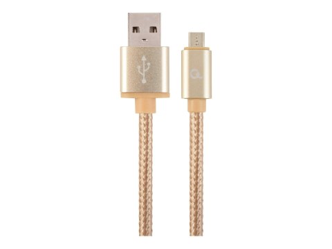 Cablexpert - Kabel USB - Micro-USB Typ B (M) do USB (M) - USB 2.0 - 1.8 m - złoty