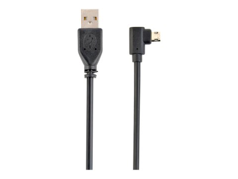 Cablexpert - Kabel USB - USB (M) do Micro-USB Typ B (M) kątowe, dwustronne - USB 2.0 - 1.8 m - odlewany - czarny