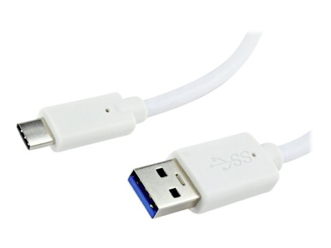 Cablexpert - Kabel USB - USB Typ A (M) do USB-C (M) - USB 3.1 - 3 A - 1.8 m - odlewany - biały