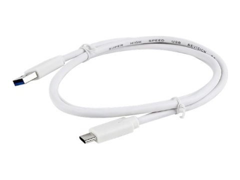 Cablexpert - Kabel USB - USB Typ A (M) do USB-C (M) - USB 3.1 - 3 A - 1 m - odlewany - biały