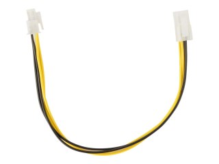 Cablexpert - Kabel zasilający przedłużający - 4 piny zasilanie wewnętrzne (F) do 4 piny zasilanie wewnętrzne (M) - 30 cm