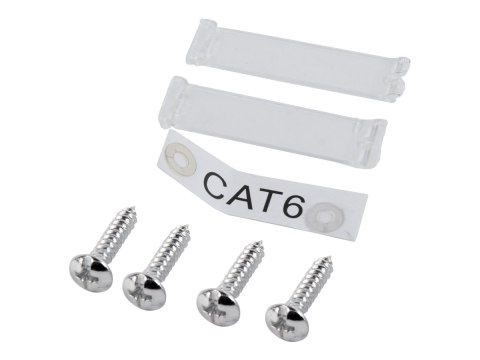 Cablexpert MWS-2S6-01 - Gniazdo-wyjście - RJ 45 - 2 gniazda sieciowe - biały