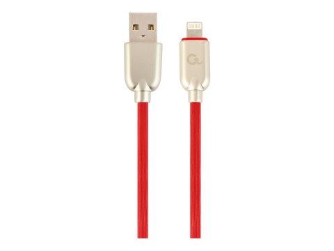 Cablexpert Premium - Kabel Lightning - USB męski do Lightning męski - 1 m - czerwony