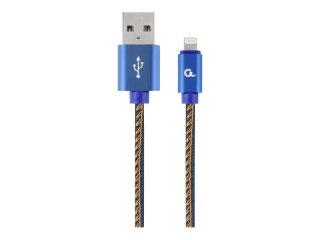 Cablexpert Premium - Kabel Lightning - USB męski do Lightning męski - 1 m - niebieski