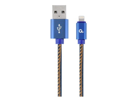 Cablexpert Premium - Kabel Lightning - USB męski do Lightning męski - 1 m - niebieski