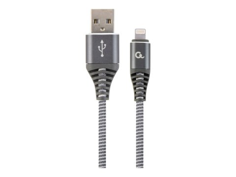 Cablexpert Premium - Kabel Lightning - USB męski do Lightning męski - 2 m - biały, kosmiczna szarość