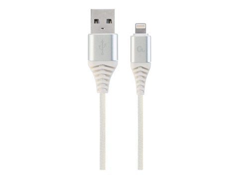 Cablexpert Premium - Kabel Lightning - USB męski do Lightning męski - 2 m - biały, srebrny