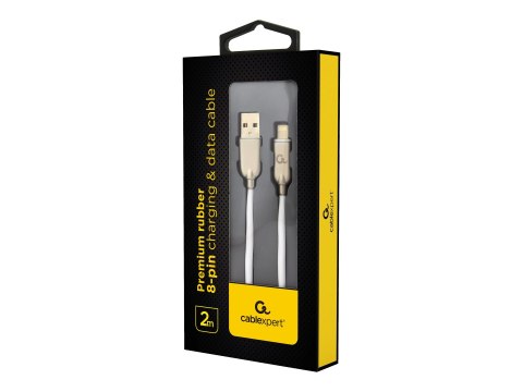 Cablexpert Premium - Kabel Lightning - USB męski do Lightning męski - 2 m - biały