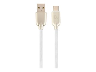 Cablexpert Premium - Kabel USB - USB-C (M) do USB (M) - USB 2.0 - 2.1 A - 1 m - biały