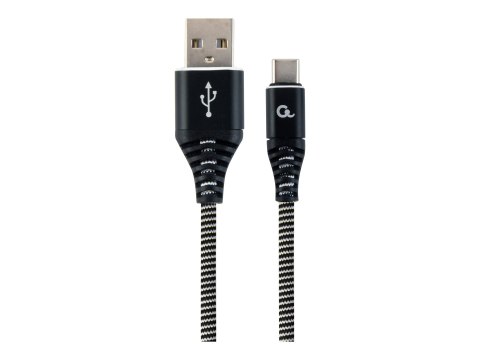 Cablexpert Premium - Kabel USB - USB-C (M) do USB (M) - USB 2.0 - 2.1 A - 2 m - czarny, biały