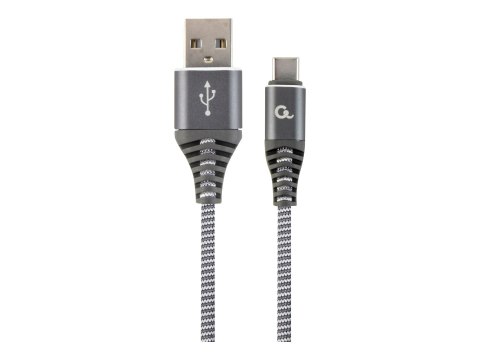 Cablexpert Premium - Kabel USB - USB-C (M) do USB (M) - USB 2.0 - 2.1 A - 2 m - biały, kosmiczna szarość