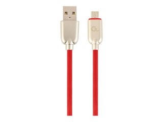 Cablexpert Premium - Kabel USB - Micro-USB Typ B (M) do USB (M) - USB 2.0 - 2.1 A - 2 m - czerwony