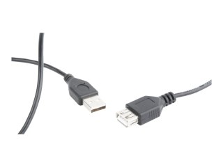 Cablexpert - Przedłużacz kabla USB - USB (F) do USB (M) - 75 cm - odlewany - czarny