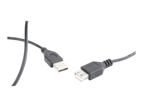 Cablexpert - Przedłużacz kabla USB - USB (F) do USB (M) - 75 cm - odlewany - czarny