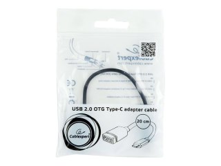 Cablexpert - Przejściówka USB - USB-C (M) do USB (F) - USB 2.0 OTG - 20 cm