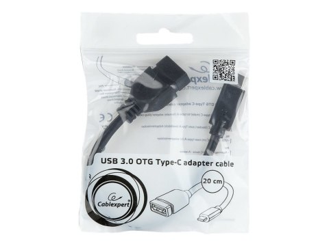 Cablexpert - Przejściówka USB - USB-C (M) do USB (F) - USB 3.0 OTG - 20 cm