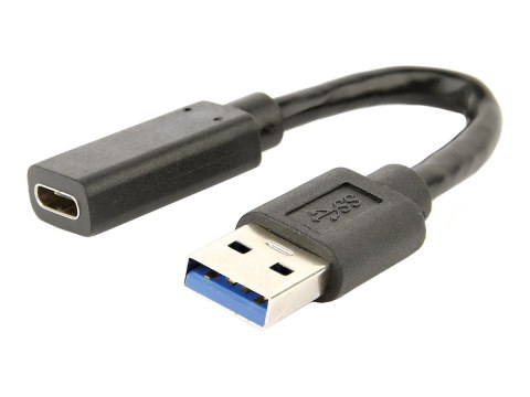 Cablexpert - Przejściówka USB - USB Typ A (M) do USB-C (F) - USB 3.1 - 10 cm - czarny