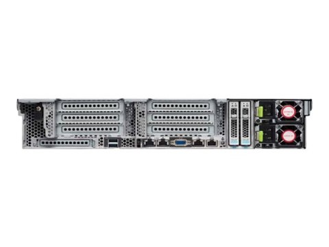 Cisco Hyperflex System HX240c M5 LFF - Serwer - montowany w stojaku 2U - podwójny - bez CPU - RAM 0 GB - SATA/SAS - wymiana podc