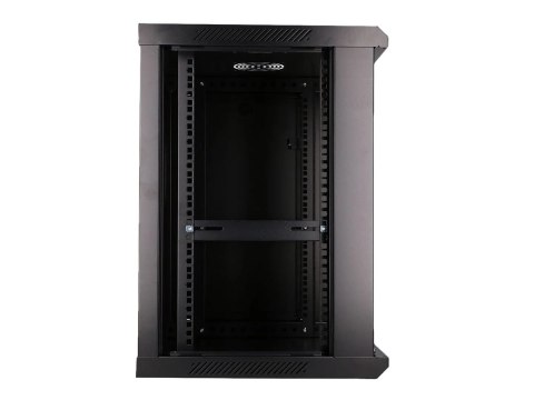 Extralink - Stojak szafa - 600x450 mm - do montażu na ścianie - czarny - 12U - 19"