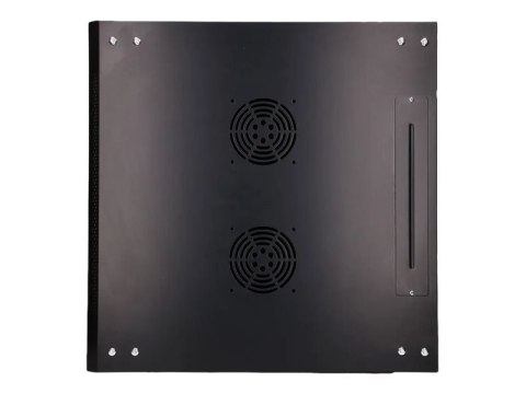 Extralink - Stojak szafa - 600x600 mm - do montażu na ścianie - czarny - 6U - 19"