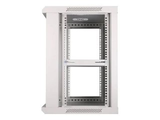 Extralink - Stojak szafa - 600x600 mm - do montażu na ścianie, podłogowa - szary - 12U - 19"