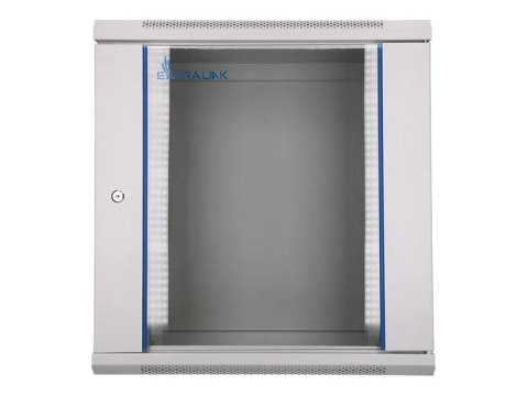 Extralink - Stojak szafa - 600x600 mm - do montażu na ścianie, podłogowa - szary - 12U - 19"