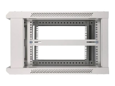 Extralink - Stojak szafa - 600x600 mm - do montażu na ścianie - szary - 6U - 19"